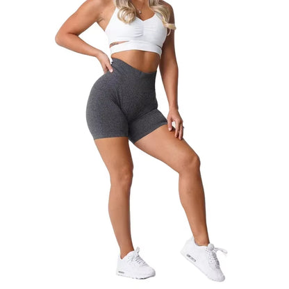 Seamless Pro Shorts Spandex Shorts Woman Fitness Elastic Breathable Hip-Lifting Leisure Sports Running