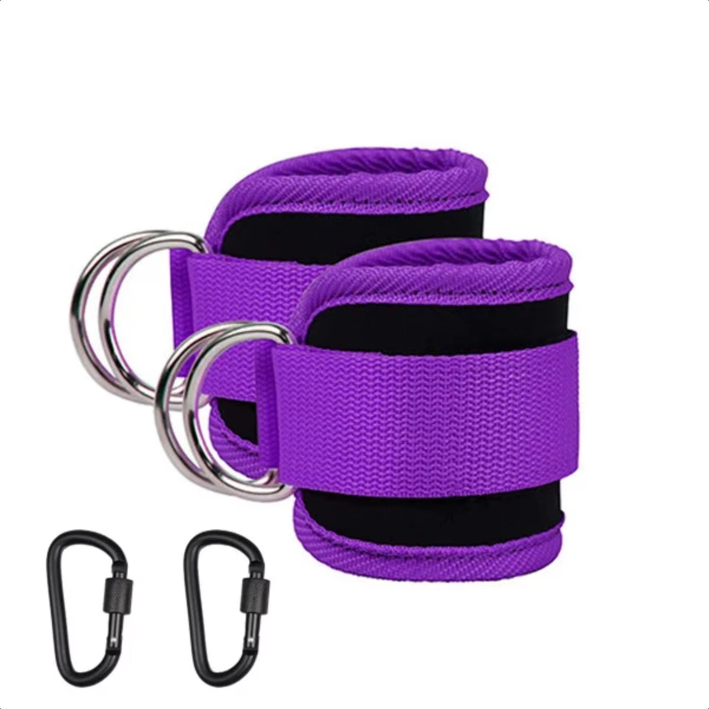 Ankle Straps Resistance Bands Set for Gym Yoga Pilates Crossfit Strength Training Workout - Women Weight Sports Trainer