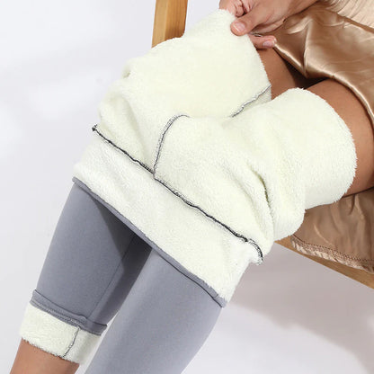 Winter Leggings Warm Thick High Stretch Lamb Cashmere Leggins Skinny Fitness Woman Pants